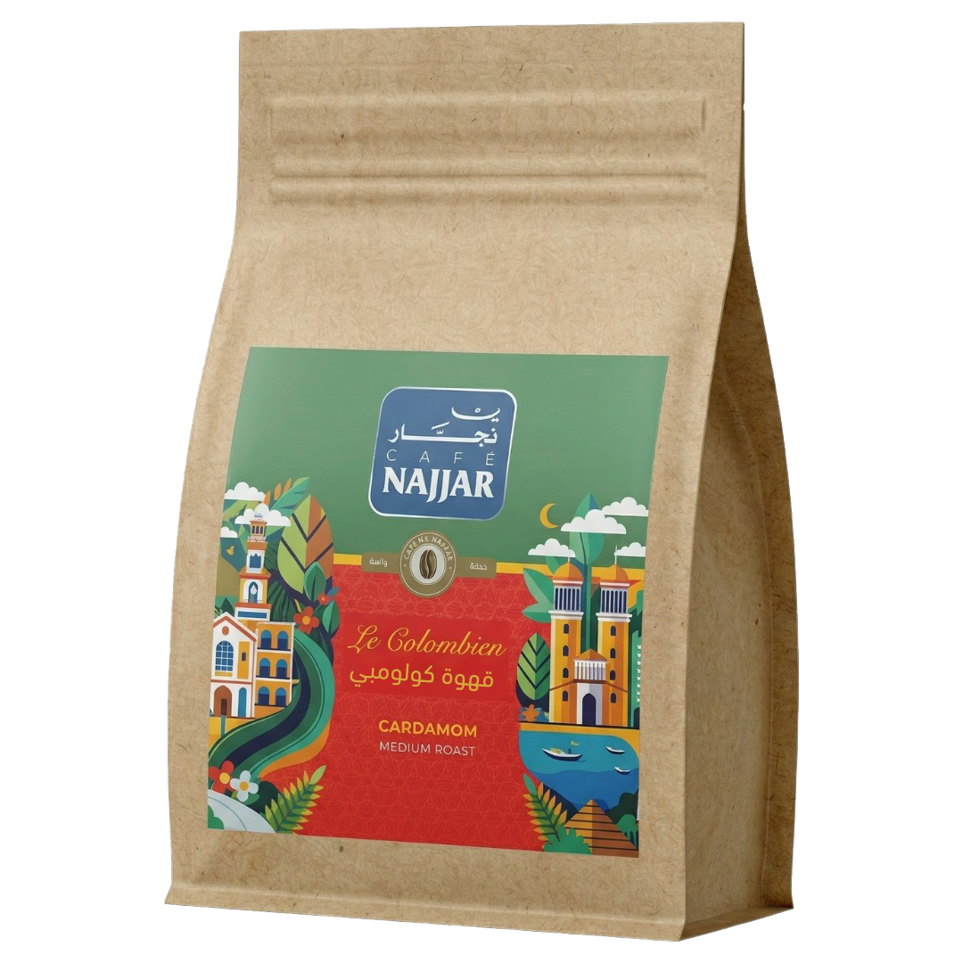 Colombian gold, medium roasted and ground