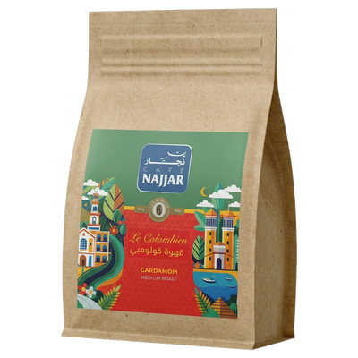 Colombian gold, medium roasted and ground
