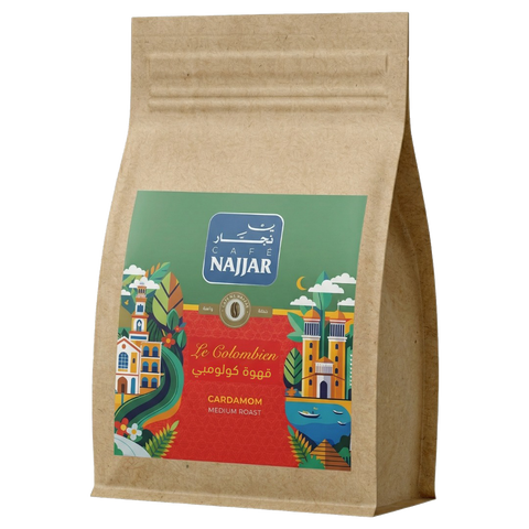 Colombian gold, medium roasted and ground